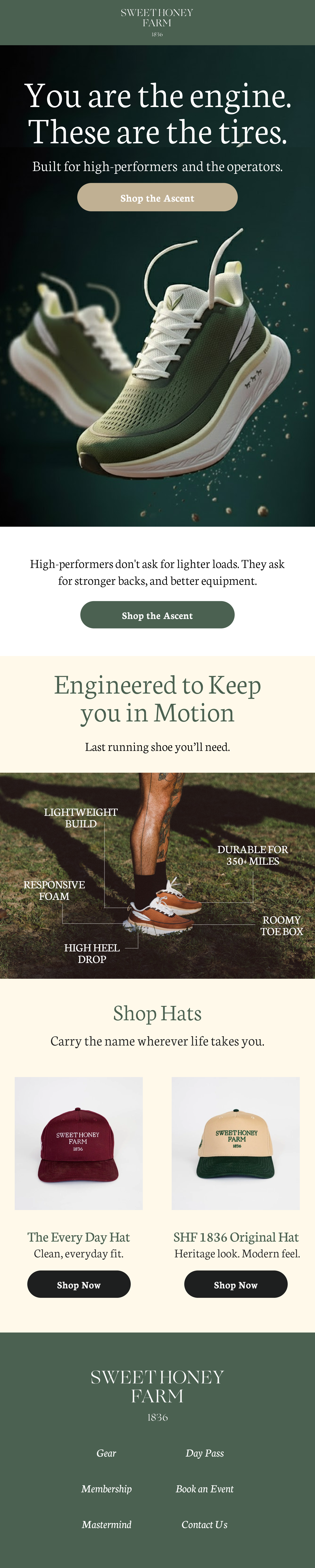Caechet email — You Are The Engine
